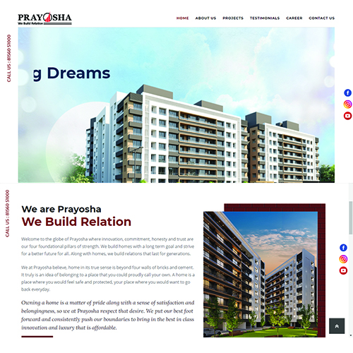 prayosha website
